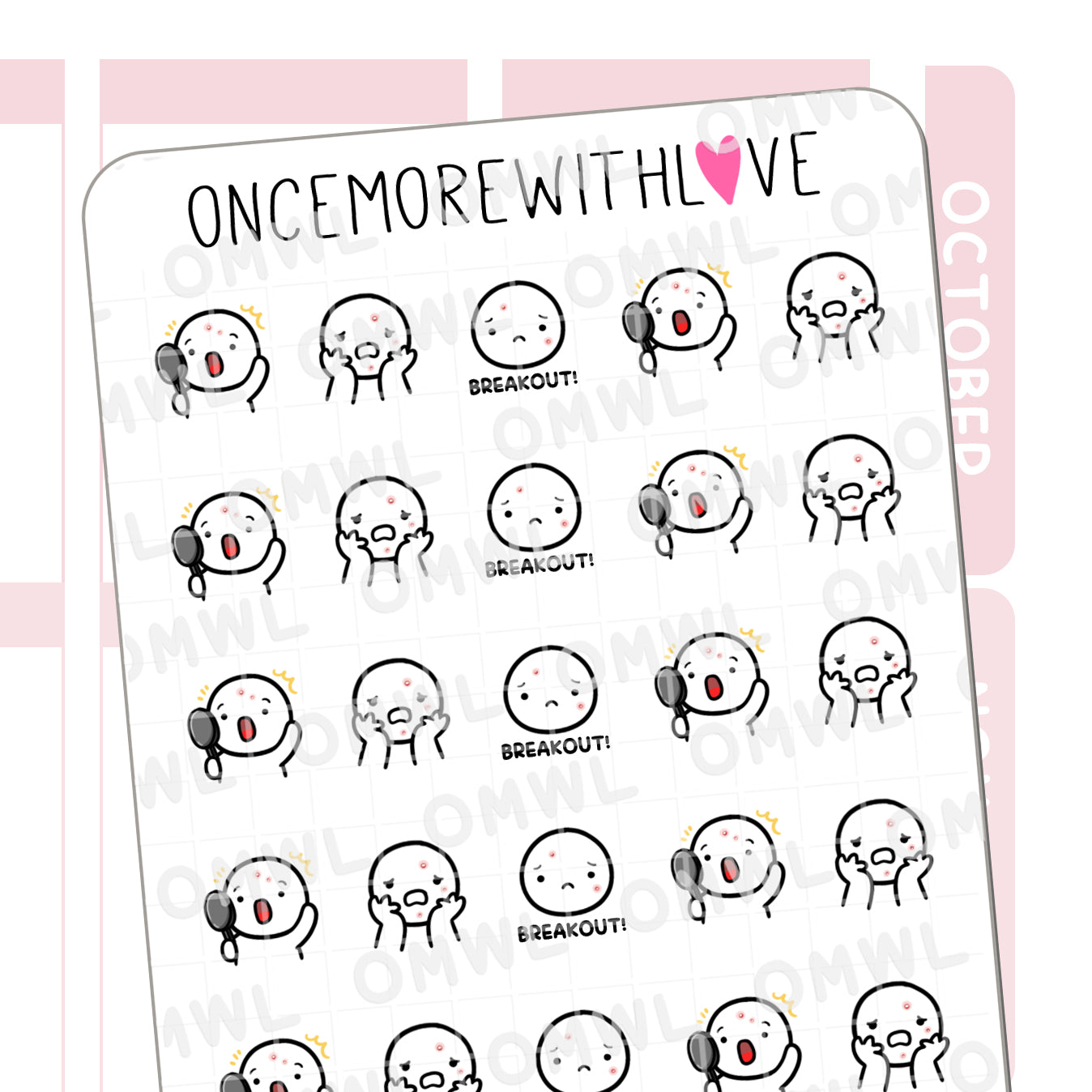 M1189 Pimples Sticker