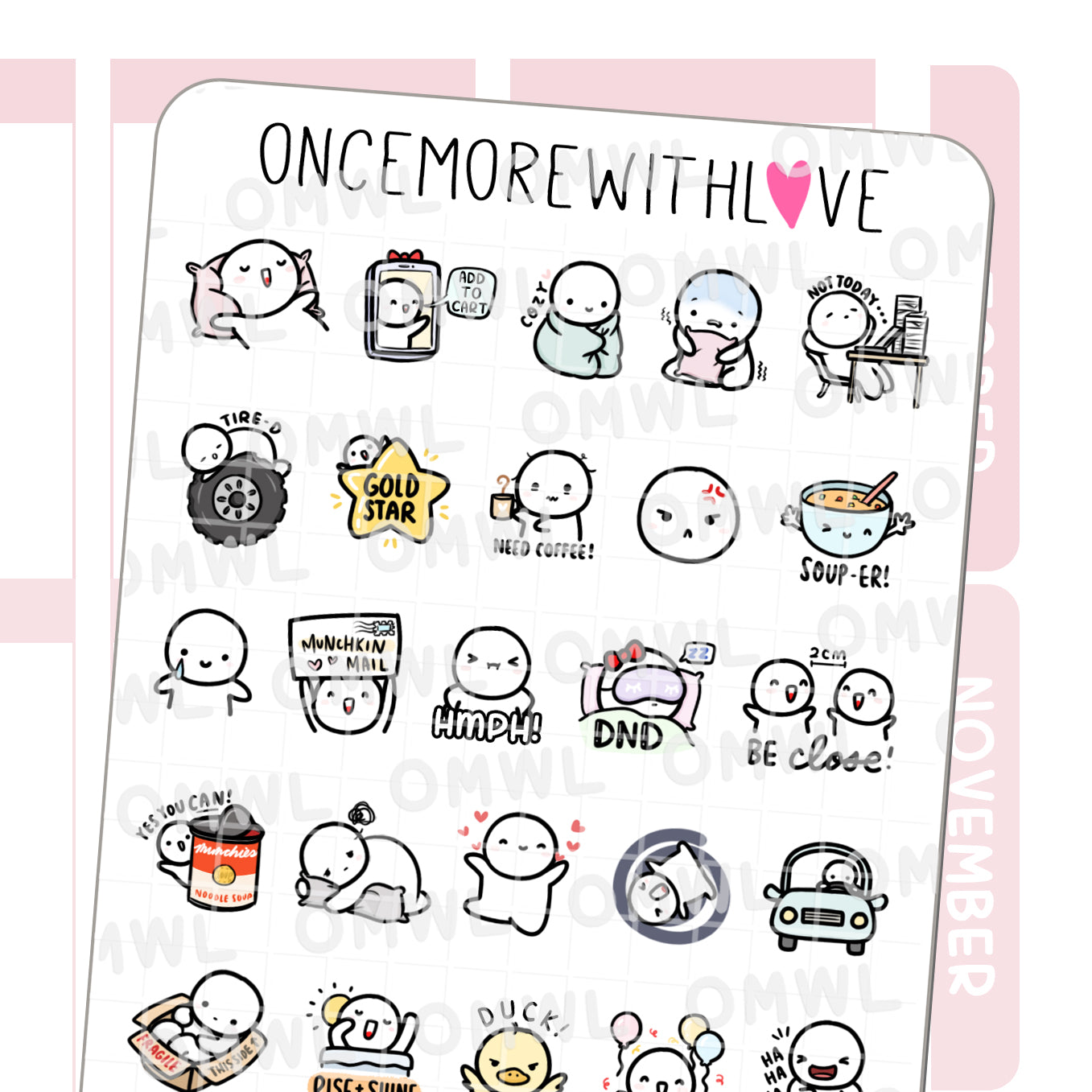 M1204 Six Year Anniversary Favorites Sampler Sticker