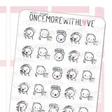 Pegatina M1211 Hambriento