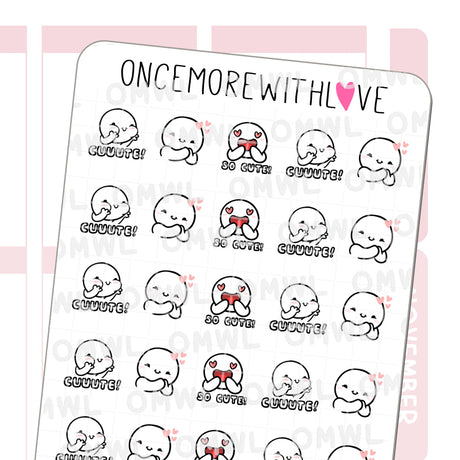 Once More With Love - M1227 So Cute Sticker