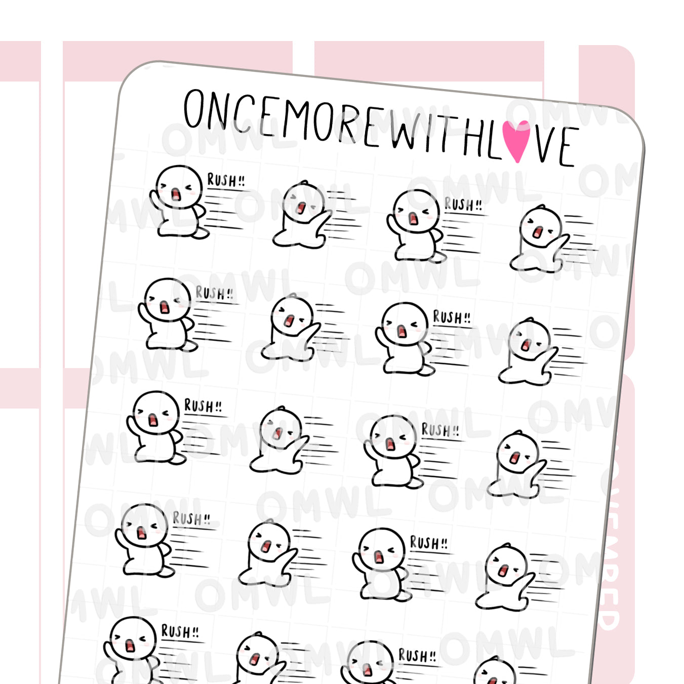 M1235 In a Rush 2.0 Sticker