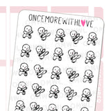 M707 Karate Munchkin Planner Stickers