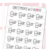 Once More With Love M1116 I Told You So Sticker