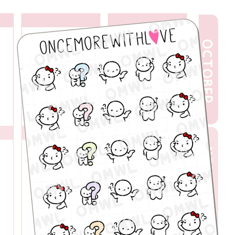 Once More With Love - M1170 Confused 2.0 Sticker