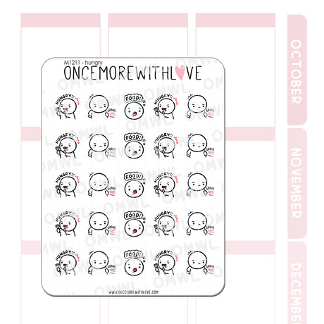 Once More With Love - M1211 Hungry Sticker