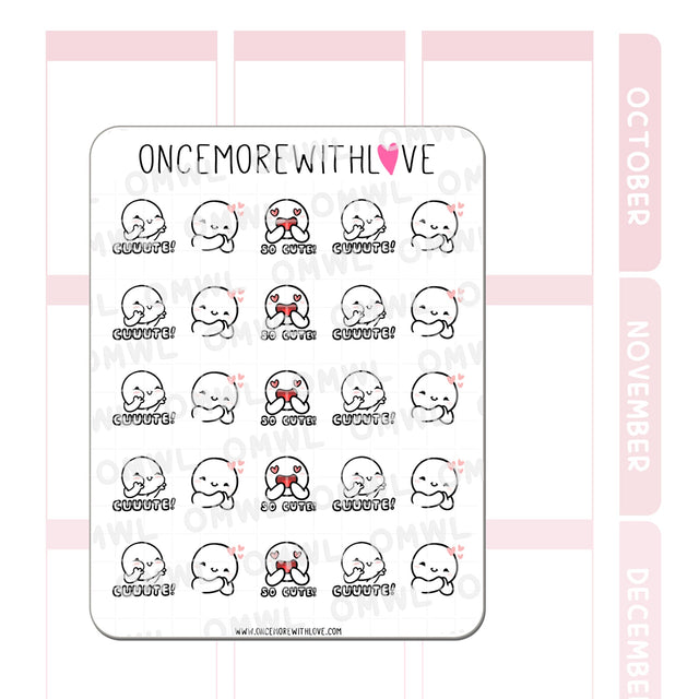 Once More With Love - M1227 So Cute Sticker