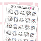 Once More With Love - M1229 Frustrated with Work Sticker