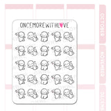 Once More With Love - M1271 Sexy Time Planner Sticker