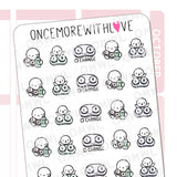 Once More With Love - M1284 Contact Lens Planner Sticker