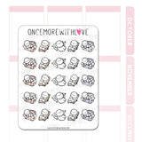 Once More With Love - M1285 Relaxing Planner Sticker