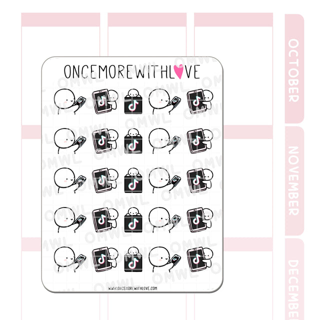 Once More With Love - M1287 TikTok Planner Sticker