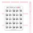 Once More With Love - M1288 Film Planner Sticker