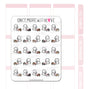 Once More With Love - M608 Dog Walking Reminder Planner Sticker