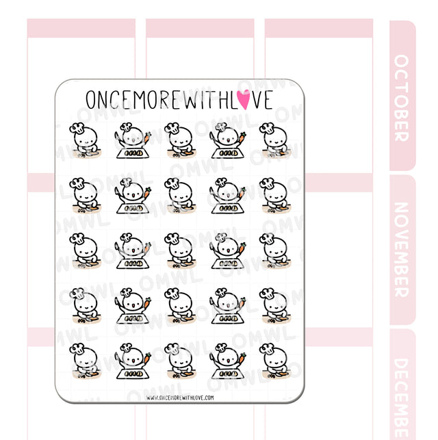 Once More With Love - M624 Meal Prep Planner Sticker