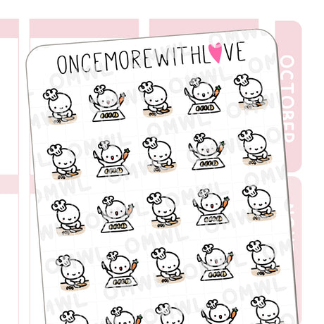 Once More With Love - M624 Meal Prep Planner Sticker