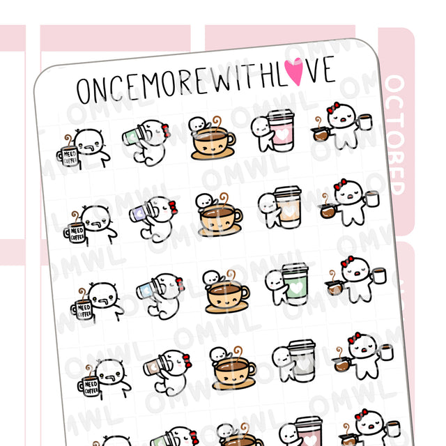 Once More With Love - M633 Coffee Time 2.0 Sticker