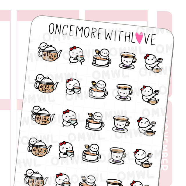 Once More With Love - M634 Tea Time 2.0 Sticker