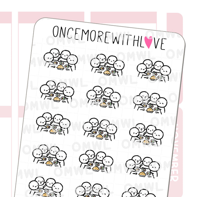 Once More With Love - M704 Family Feast Sticker