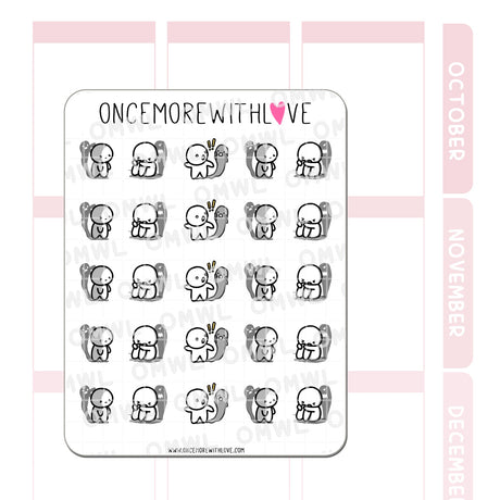 Once More With Love - M747 Living With Your Demons Munchkin Planner Sticker