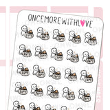 Once More With Love - M858 Shit Stirrer Planner Sticker