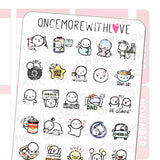 Once More With Love - Six Year Anniversary Favorites Sampler Sticker OMWL