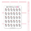 Once More With Love -&nbsp;M665 Pregnancy or Food Baby Icon Munchkins Planner Stickers