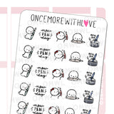 Once More With Love M1002 Fountain Pen Love Planner Sticker