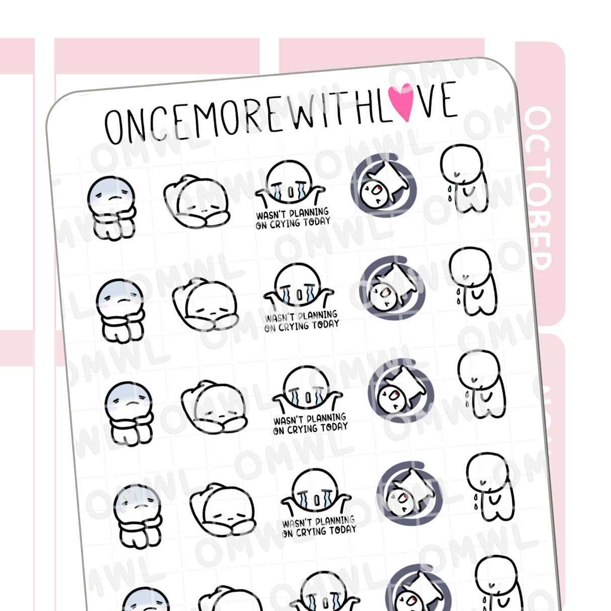 Once More With Love M1020 Generally Unwell 2.0 Sticker