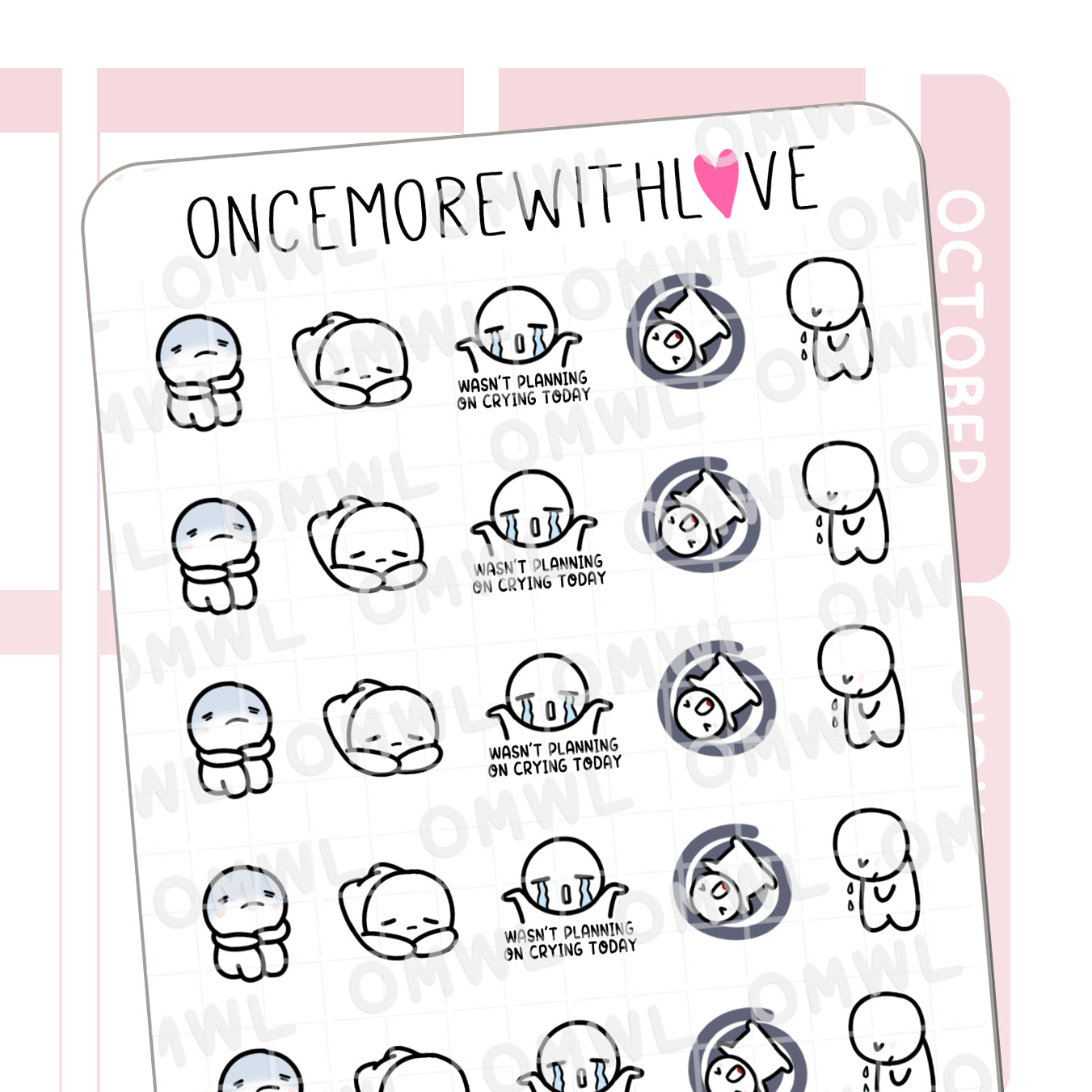 Once More With Love M1020 Generally Unwell 2.0 Sticker