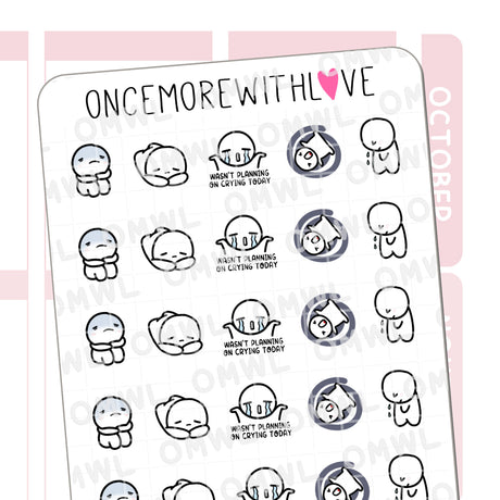 Once More With Love M1020 Generally Unwell 2.0 Sticker