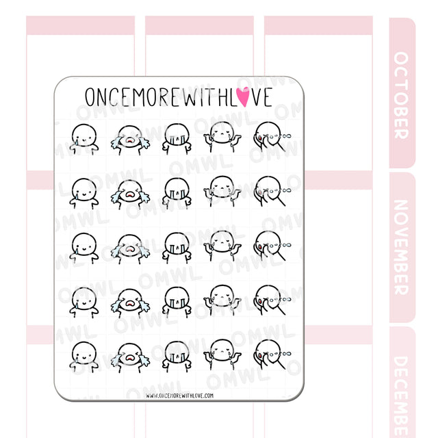 Once More With Love M1025 Crybaby Sticker