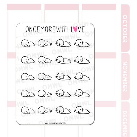 Once More With Love M1026 Munchkin Blobs Sticker