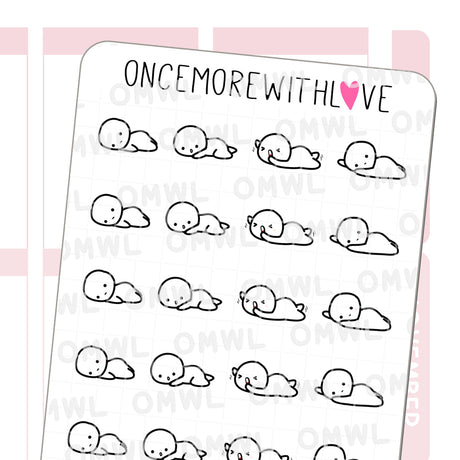 Once More With Love M1026 Munchkin Blobs Sticker