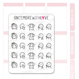 Once More With Love M1028 Not Today Fuckers Sticker