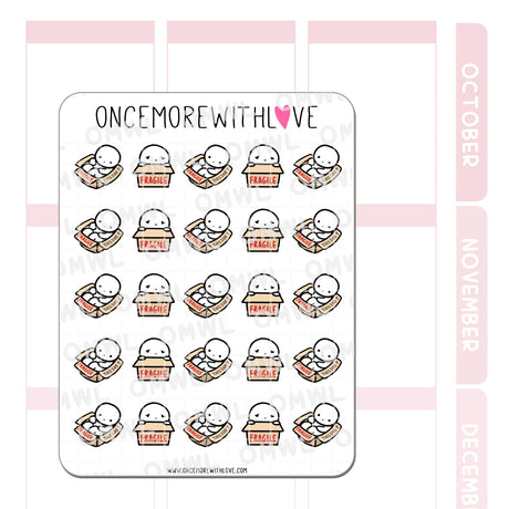 Once More With Love M1063 Feeling Fragile Sticker