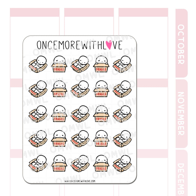 Once More With Love M1063 Feeling Fragile Sticker