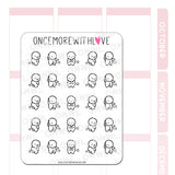 Once More With Love M1068 Farts Sticker