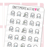 Once More With Love M1072 Hay Fever Allergies Sticker Sheet