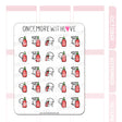 Once More With Love M1077 Sriracha Hot Sauce Sticker
