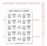 Once More With Love M1142 Ugh, This Bish! Sticker