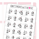 Once More With Love - M1165 Pole Dance Sticker