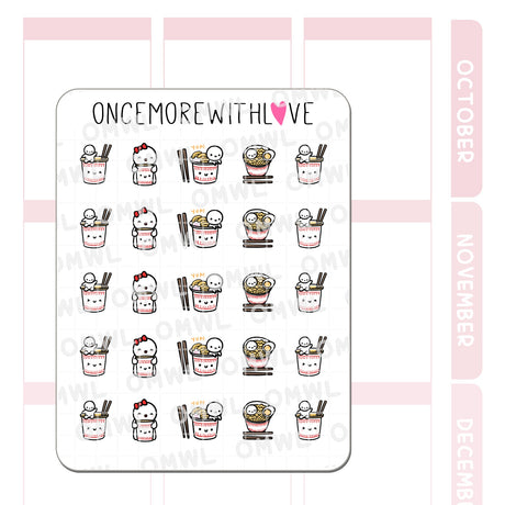 Once More With Love M1179 Instant Noodles Sticker