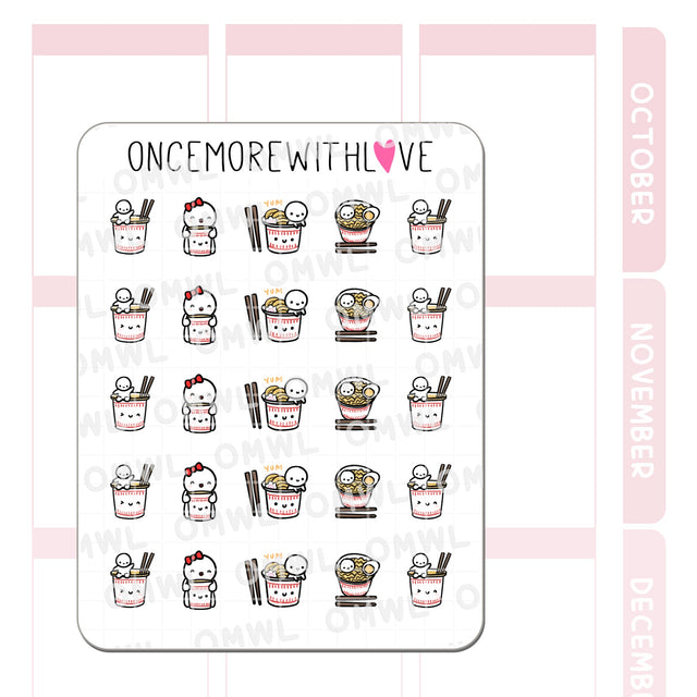 Once More With Love M1179 Instant Noodles Sticker