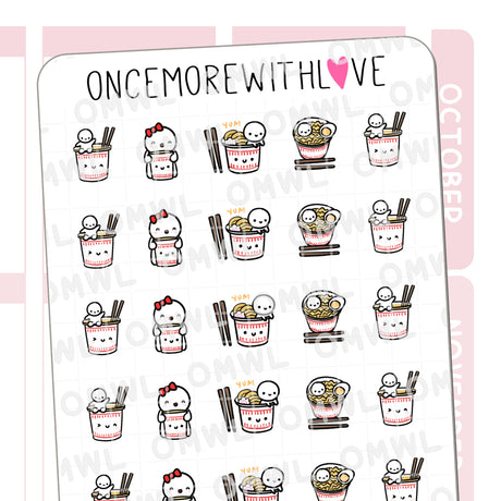 Once More With Love M1179 Instant Noodles Sticker