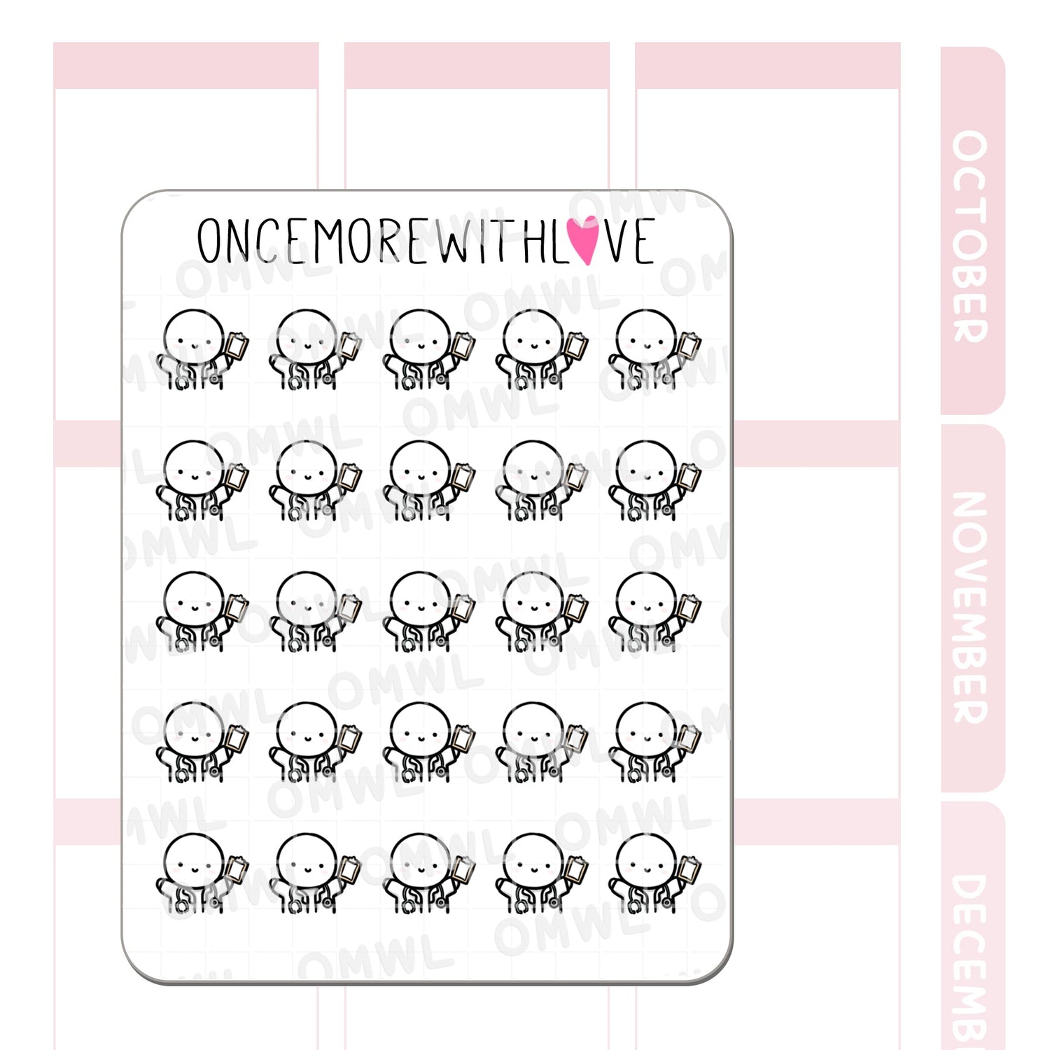 Once More With Love - M1260 Doctor 2.0 Sticker