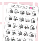 Once More With Love - M1288 Film Planner Sticker
