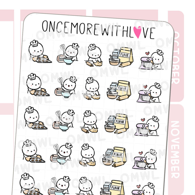 Once More With Love M1295 Baking 2.0 Stickers