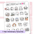 Once More With Love M1311 Seven Year Anniversary Favorites Sticker