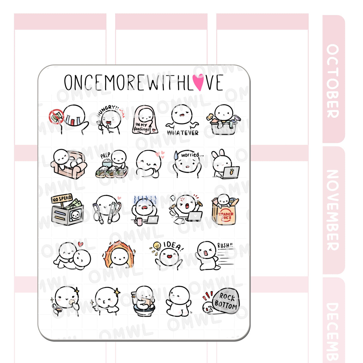 Once More With Love M1311 Seven Year Anniversary Favorites Sticker