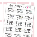Once More With Love - M583 Hang In There Planner Sticker